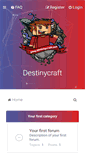 Mobile Screenshot of destinycraft.net